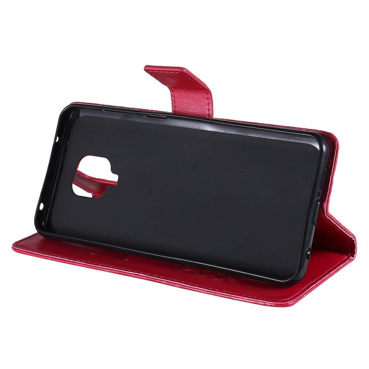 For Xiaomi Redmi Note 9 Pro Embossed Sunflower Pattern Horizontal Flip PU Leather Case with Holder & Card Slots & Wallet & Lanyard