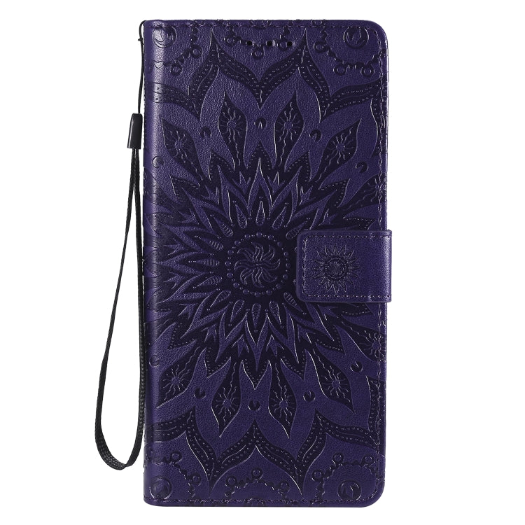 For Xiaomi Redmi Note 9 Pro Embossed Sunflower Pattern Horizontal Flip PU Leather Case with Holder & Card Slots & Wallet & Lanyard