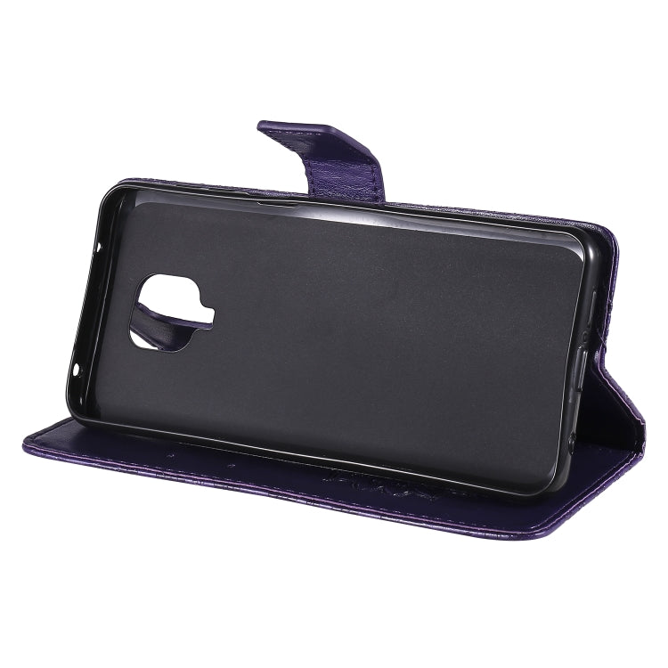 For Xiaomi Redmi Note 9 Pro Embossed Sunflower Pattern Horizontal Flip PU Leather Case with Holder & Card Slots & Wallet & Lanyard