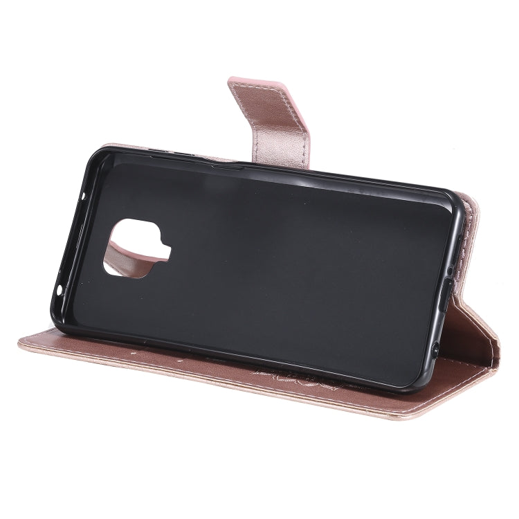 For Xiaomi Redmi Note 9 Pro Embossed Sunflower Pattern Horizontal Flip PU Leather Case with Holder & Card Slots & Wallet & Lanyard