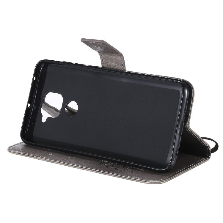 For Xiaomi Redmi Note 9/Redmi 10X 4G Embossed Sunflower Pattern Horizontal Flip PU Leather Case with Holder & Card Slots & Wallet & Lanyard