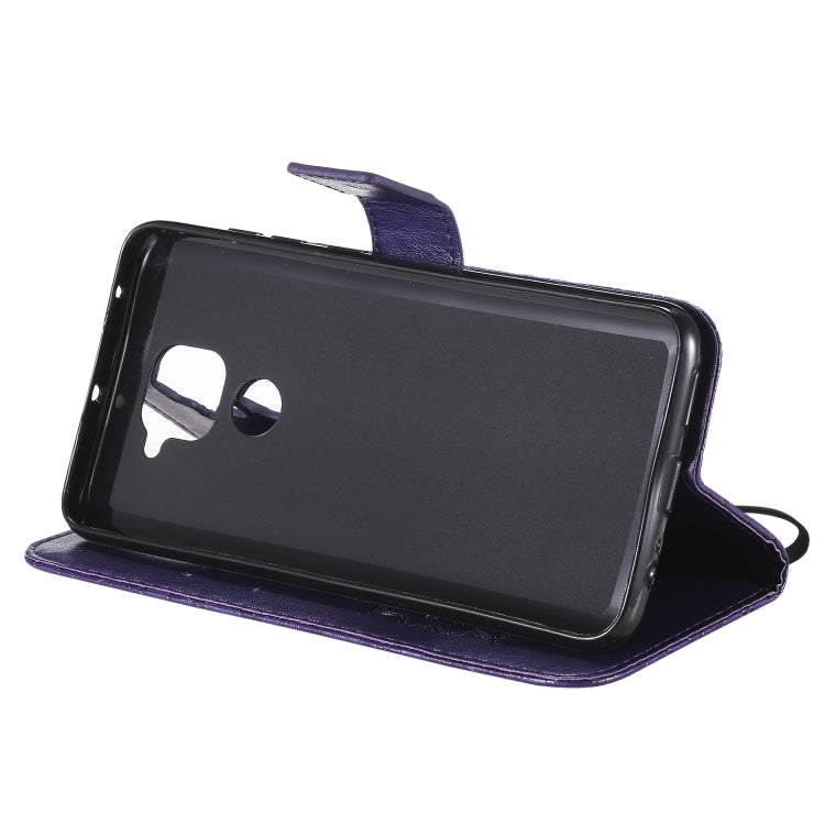 For Xiaomi Redmi Note 9/Redmi 10X 4G Embossed Sunflower Pattern Horizontal Flip PU Leather Case with Holder & Card Slots & Wallet & Lanyard