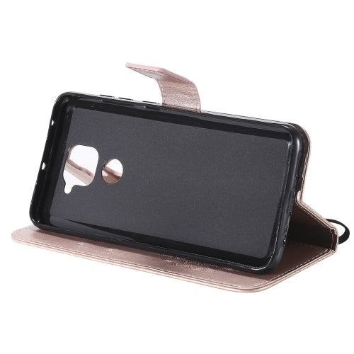 For Xiaomi Redmi Note 9/Redmi 10X 4G Embossed Sunflower Pattern Horizontal Flip PU Leather Case with Holder & Card Slots & Wallet & Lanyard