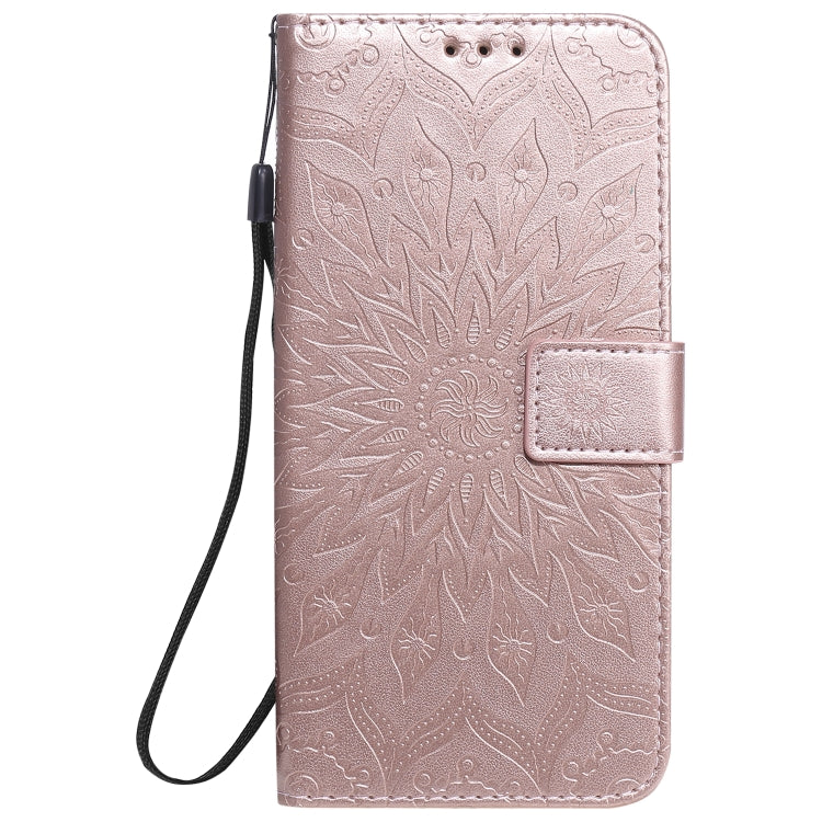 For Xiaomi Redmi Note 9/Redmi 10X 4G Embossed Sunflower Pattern Horizontal Flip PU Leather Case with Holder & Card Slots & Wallet & Lanyard