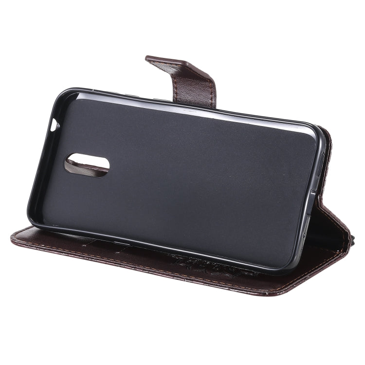 For Nokia 2.3 Embossed Sunflower Pattern Horizontal Flip PU Leather Case with Holder & Card Slots & Wallet & Lanyard