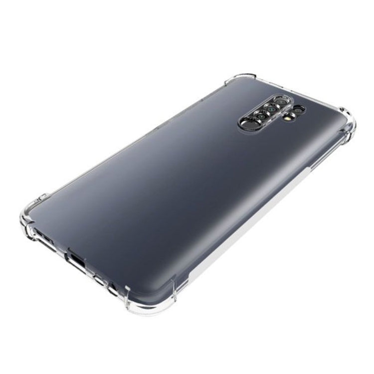 For Xiaomi Redmi 9 Shockproof Non-slip Waterproof Thickening TPU Protective Case(Transparent)