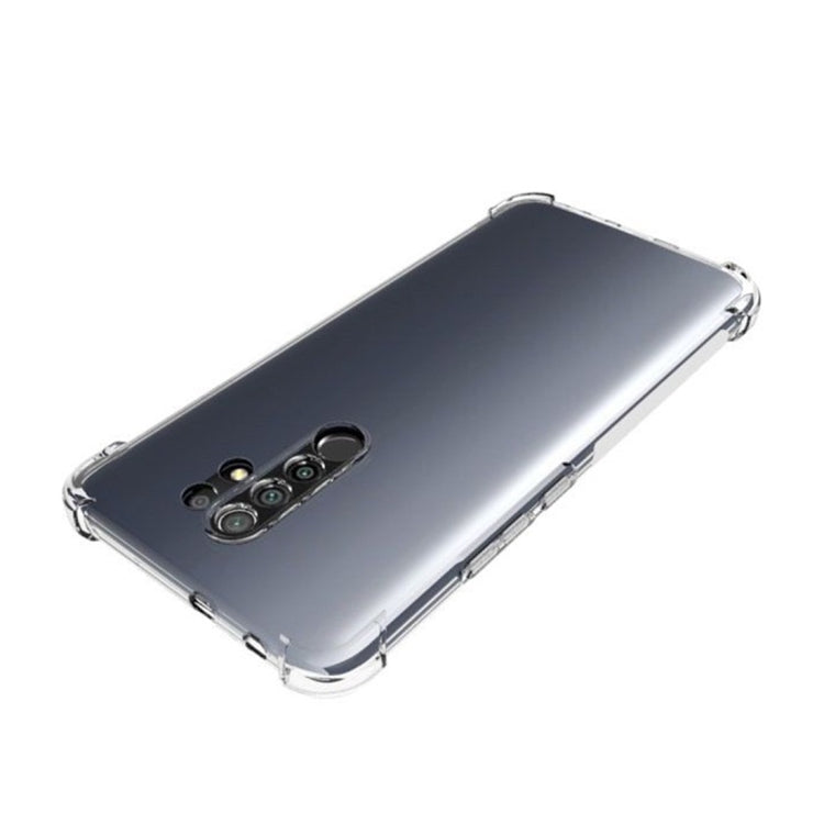 For Xiaomi Redmi 9 Shockproof Non-slip Waterproof Thickening TPU Protective Case(Transparent)