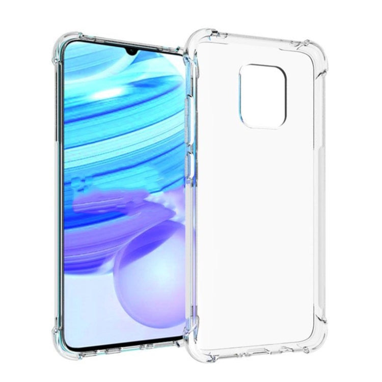 For Xiaomi Redmi 10X Pro 5G Shockproof Non-slip Waterproof Thickening TPU Protective Case(Transparent)