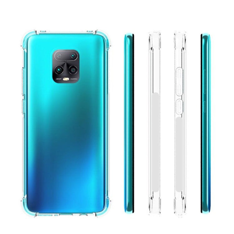 For Xiaomi Redmi 10X Pro 5G Shockproof Non-slip Waterproof Thickening TPU Protective Case(Transparent)