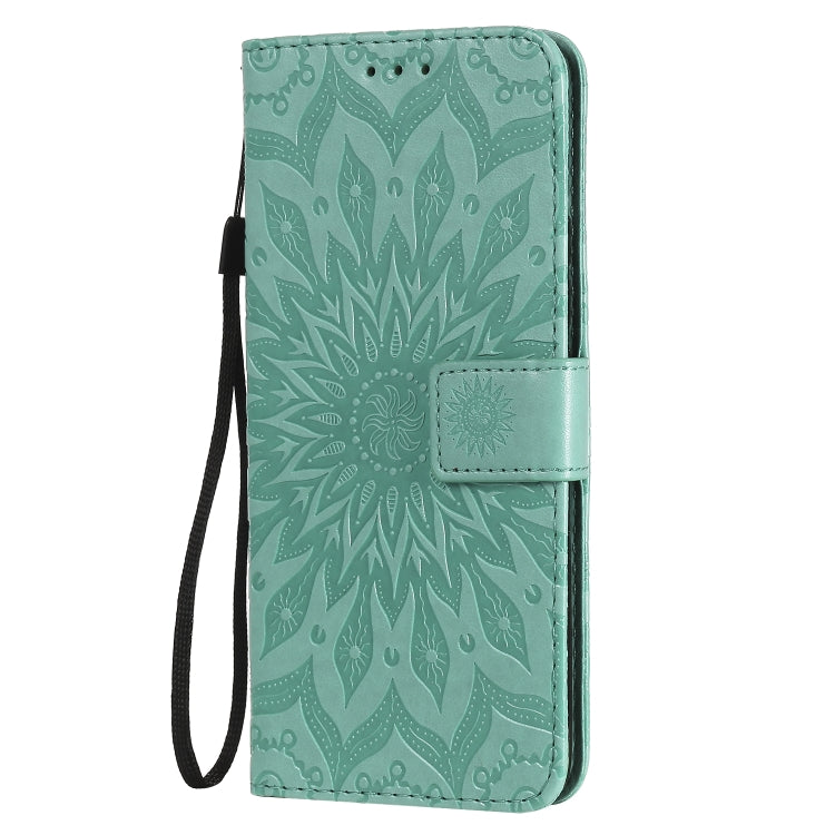 For Huawei Nova 7 Pro 5G Embossed Sunflower Pattern Horizontal Flip PU Leather Case with Holder & Card Slots & Wallet & Lanyard