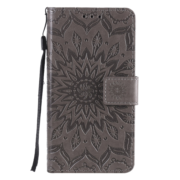 For Huawei Y5p/Honor 9S Embossed Sunflower Pattern Horizontal Flip PU Leather Case with Holder & Card Slots & Wallet & Lanyard