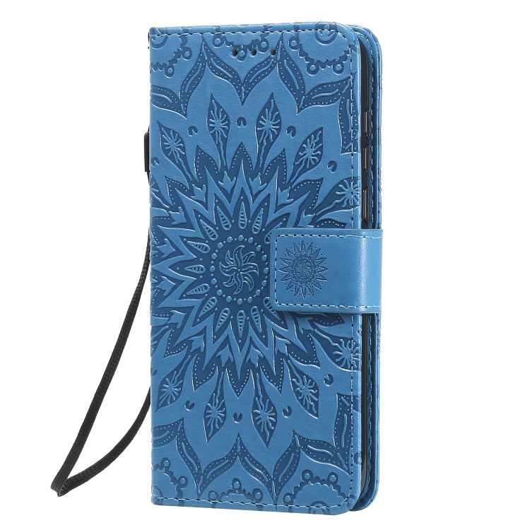 For Huawei Y5p/Honor 9S Embossed Sunflower Pattern Horizontal Flip PU Leather Case with Holder & Card Slots & Wallet & Lanyard