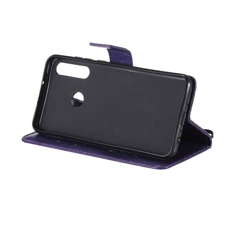 For Huawei Y6p Embossed Sunflower Pattern Horizontal Flip PU Leather Case with Holder & Card Slots & Wallet & Lanyard