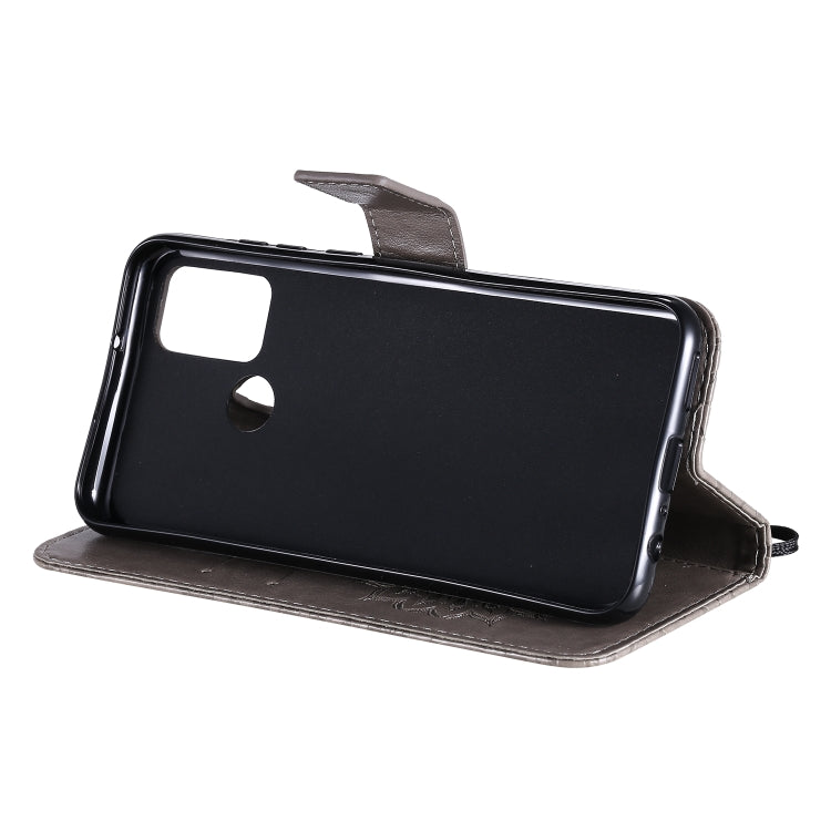 For Huawei Honor 9A Embossed Sunflower Pattern Horizontal Flip PU Leather Case with Holder & Card Slots & Wallet & Lanyard