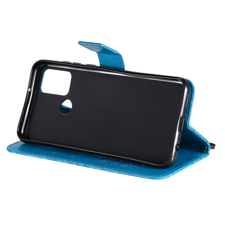 For Huawei Honor 9A Embossed Sunflower Pattern Horizontal Flip PU Leather Case with Holder & Card Slots & Wallet & Lanyard