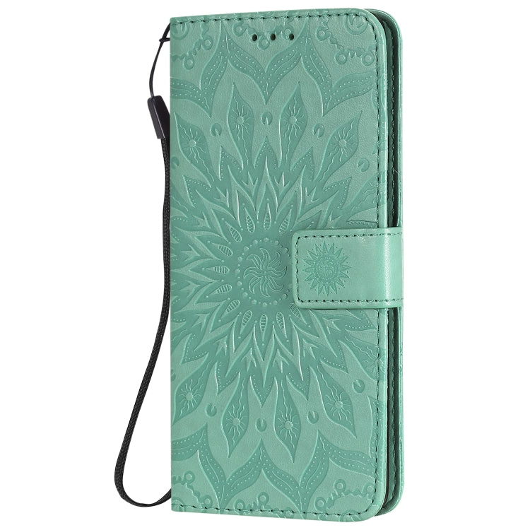 For Huawei Honor 30 Pro Embossed Sunflower Pattern Horizontal Flip PU Leather Case with Holder & Card Slots & Wallet & Lanyard
