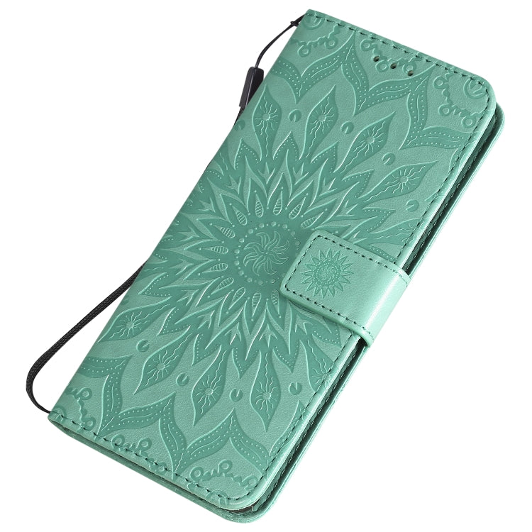 For Huawei Honor 30 Pro Embossed Sunflower Pattern Horizontal Flip PU Leather Case with Holder & Card Slots & Wallet & Lanyard