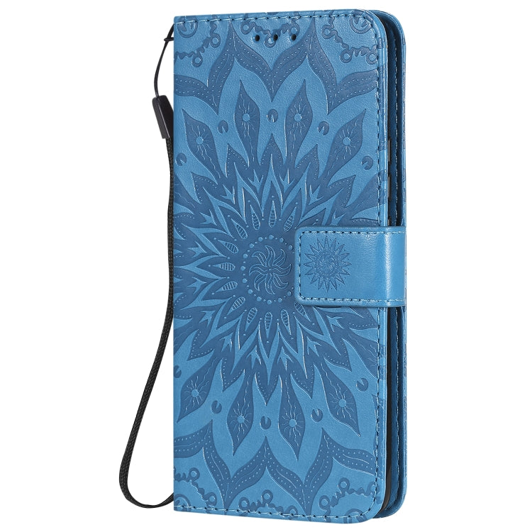 For Huawei Honor 30 Pro Embossed Sunflower Pattern Horizontal Flip PU Leather Case with Holder & Card Slots & Wallet & Lanyard