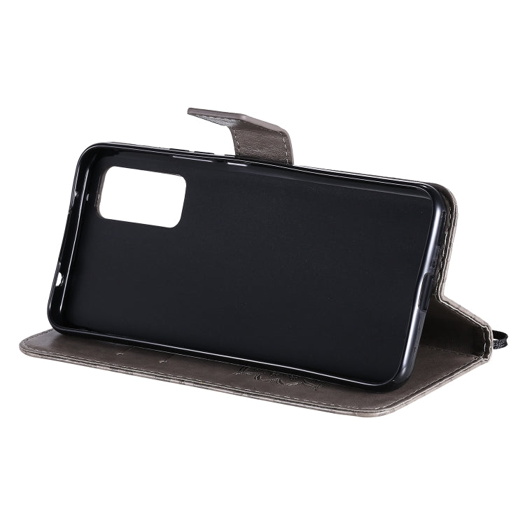 For Huawei Honor 30 Embossed Sunflower Pattern Horizontal Flip PU Leather Case with Holder & Card Slots & Wallet & Lanyard