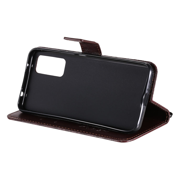 For Huawei Honor 30 Embossed Sunflower Pattern Horizontal Flip PU Leather Case with Holder & Card Slots & Wallet & Lanyard