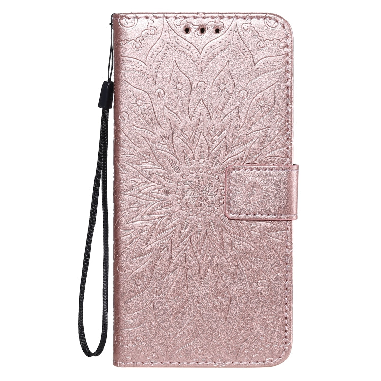 For Huawei Honor 30 Embossed Sunflower Pattern Horizontal Flip PU Leather Case with Holder & Card Slots & Wallet & Lanyard