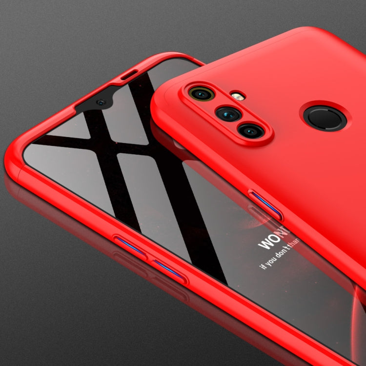 For OPPO Realme C3 GKK Three Stage Splicing Full Coverage PC Protective Case