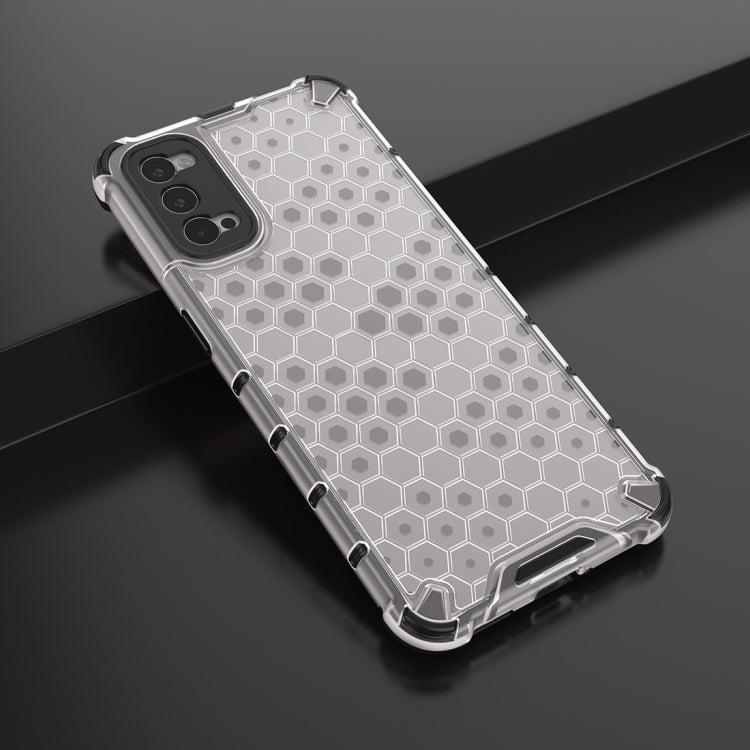 For OPPO Reno4 5G Shockproof Honeycomb PC + TPU Protective Case