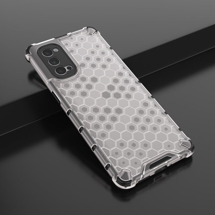 For OPPO Reno4 Pro 5G Shockproof Honeycomb PC + TPU Protective Case