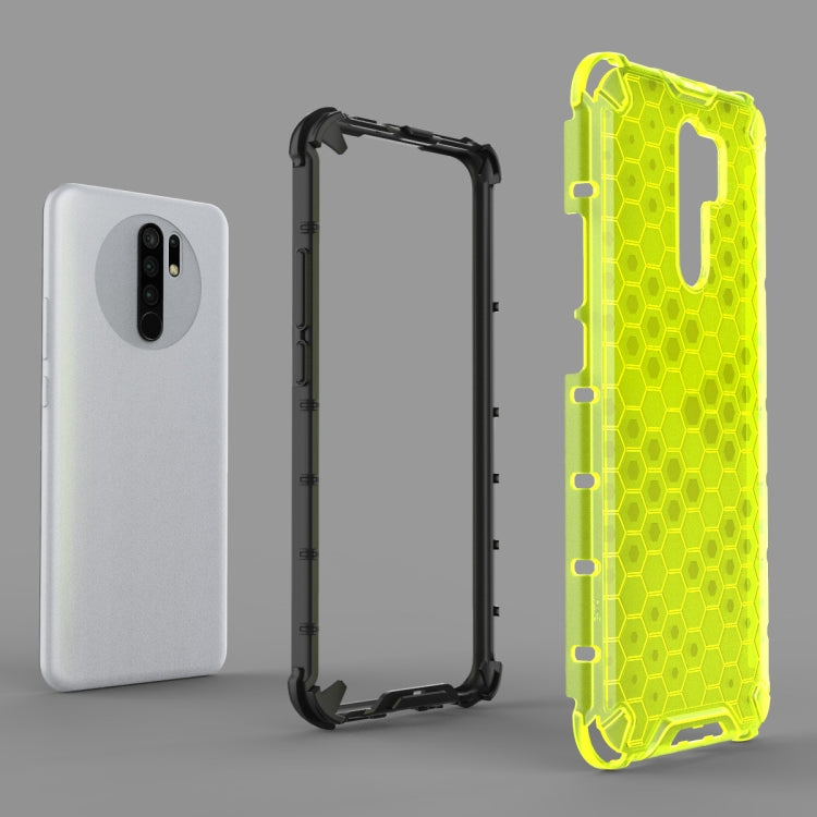 For Xiaomi Redmi 9 Shockproof Honeycomb PC + TPU Protective Case