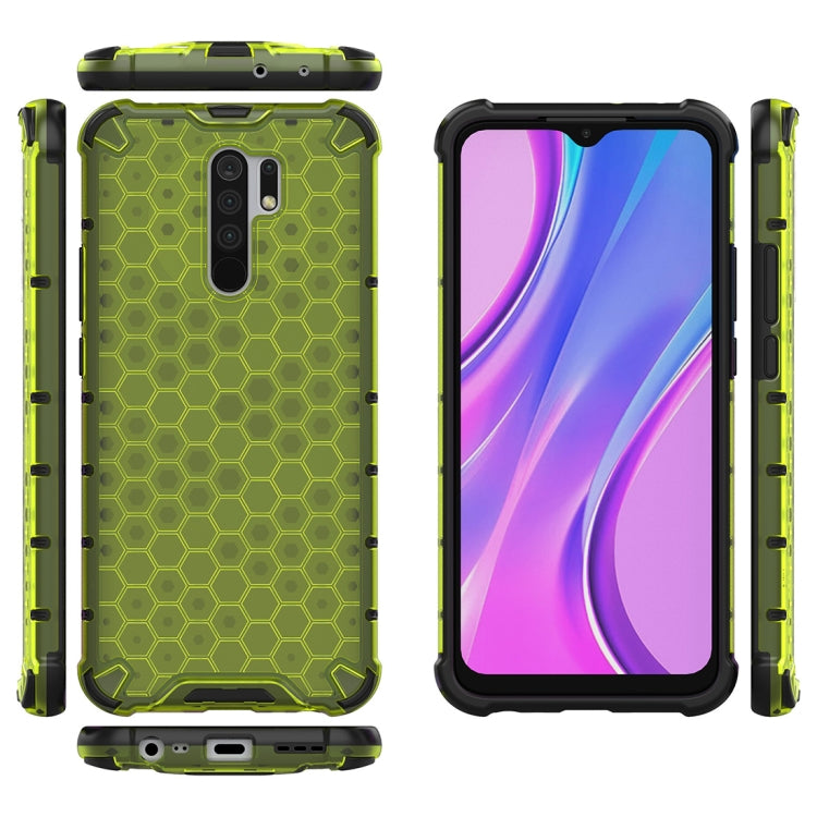 For Xiaomi Redmi 9 Shockproof Honeycomb PC + TPU Protective Case