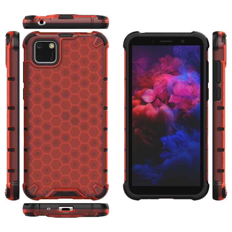 For Huawei Y5p Shockproof Honeycomb PC + TPU Protective Case