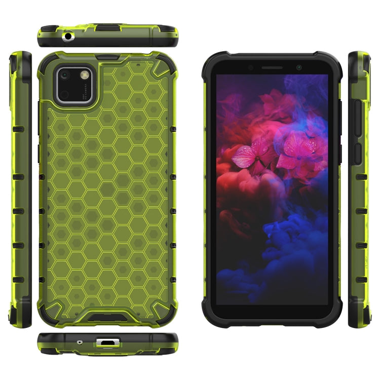 For Huawei Y5p Shockproof Honeycomb PC + TPU Protective Case