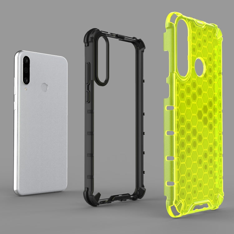 For Huawei Y6p Shockproof Honeycomb PC + TPU Protective Case
