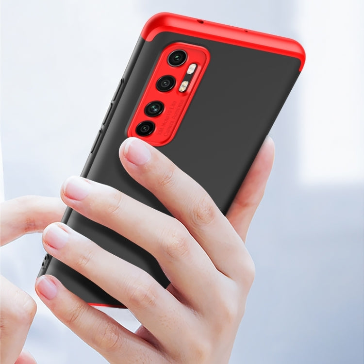 For Xiaomi Mi Note 10 Lite GKK Three Stage Splicing Full Coverage PC Protective Case