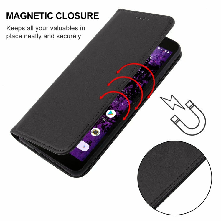 For CAT S62 Pro Magnetic Closure Leather Phone Case
