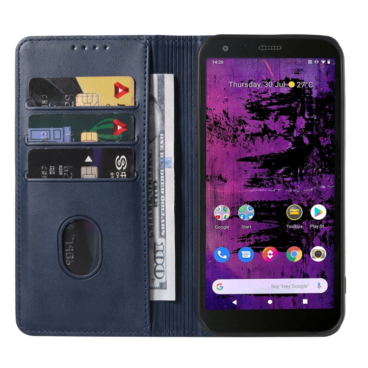 For CAT S62 Pro Magnetic Closure Leather Phone Case