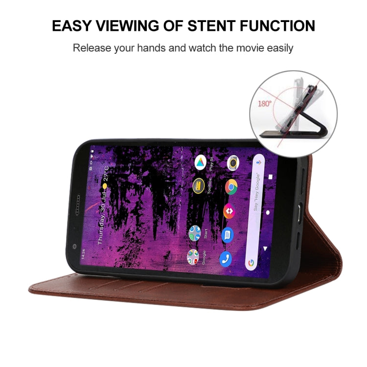 For CAT S62 Pro Magnetic Closure Leather Phone Case