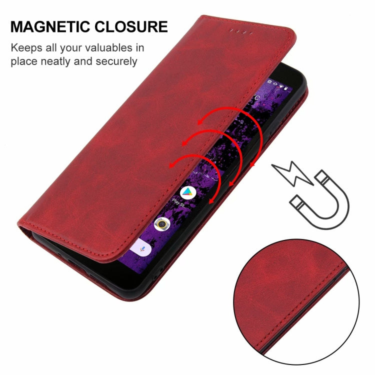 For CAT S62 Pro Magnetic Closure Leather Phone Case