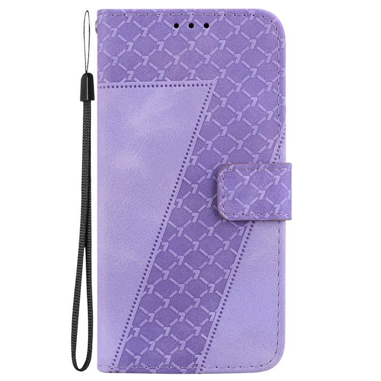 For Wiko Y82 7-shaped Embossed Leather Phone Case