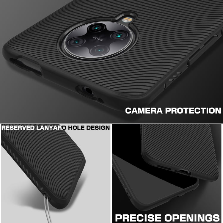 For Xiaomi Pocophone F2 Pro / K30 Pro Lenuo Leshen Series Stripe Texture TPU Case