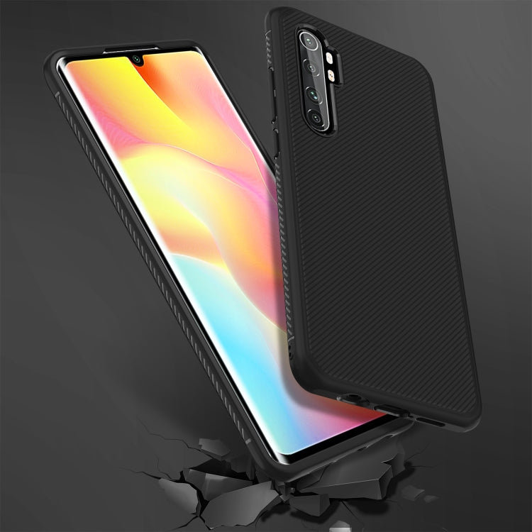 For Xiaomi Note 10 Lite Lenuo Leshen Series Stripe Texture TPU Case