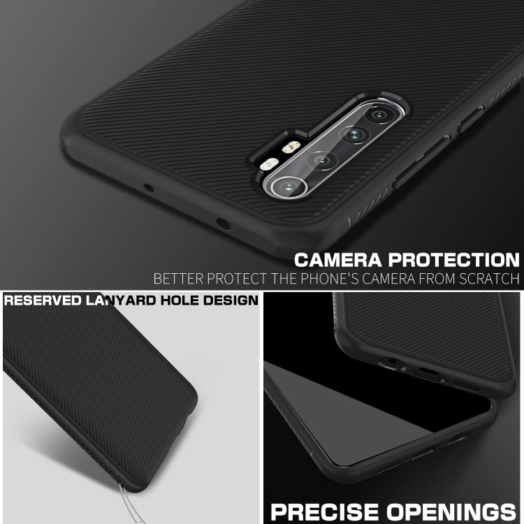 For Xiaomi Note 10 Lite Lenuo Leshen Series Stripe Texture TPU Case