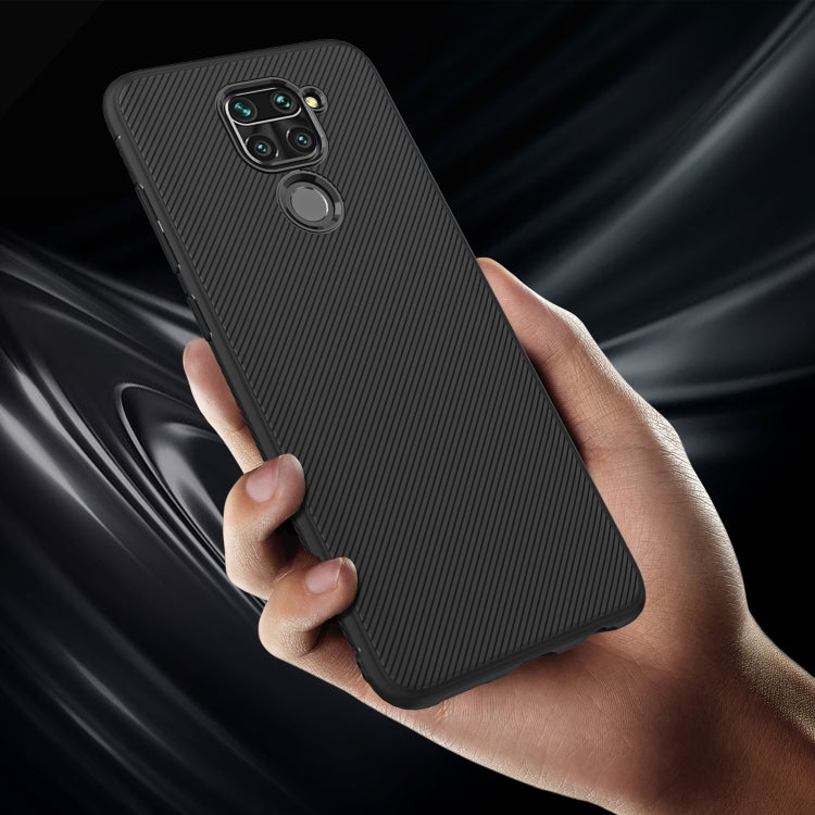 For Xiaomi Redmi Note 9 Lenuo Leshen Series Stripe Texture TPU Case