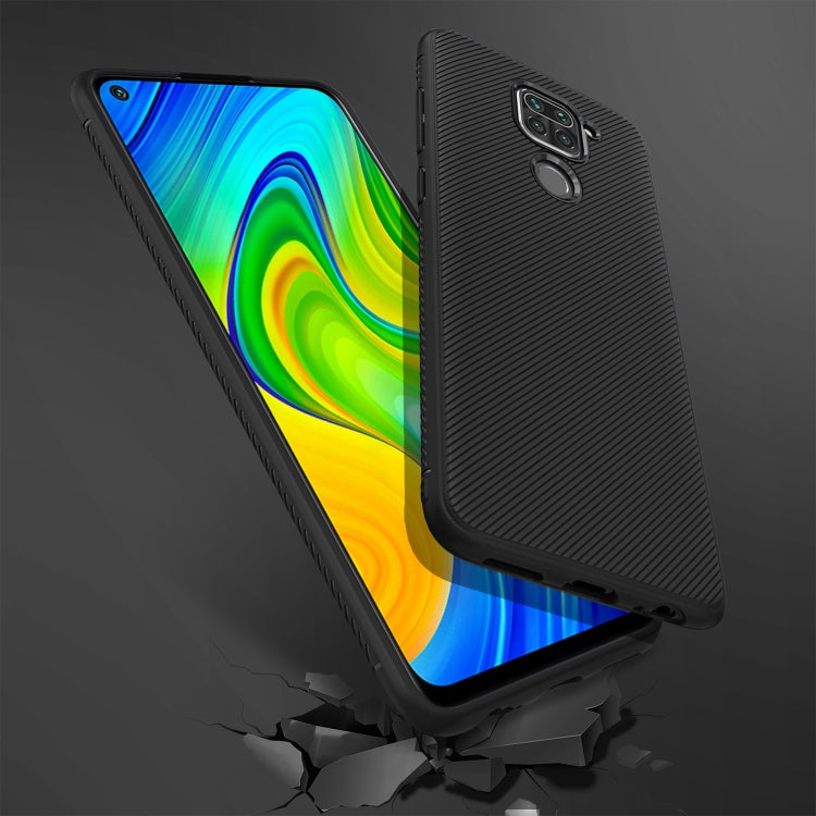 For Xiaomi Redmi Note 9 Lenuo Leshen Series Stripe Texture TPU Case