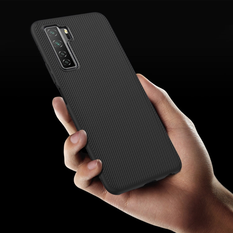 For Huawei P40 Lite 5G Lenuo Leshen Series Stripe Texture TPU Case