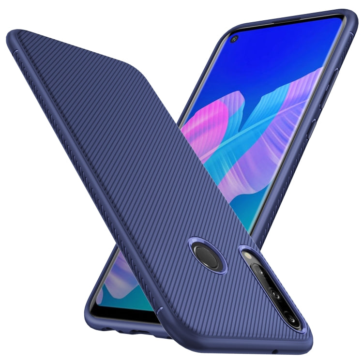 For Huawei P40 Lite E Lenuo Leshen Series Stripe Texture TPU Case