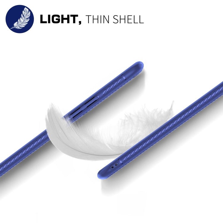 For Huawei P40 Lite E Lenuo Leshen Series Stripe Texture TPU Case