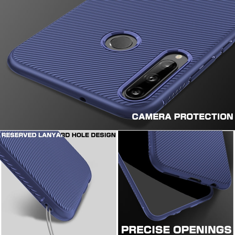 For Huawei P40 Lite E Lenuo Leshen Series Stripe Texture TPU Case