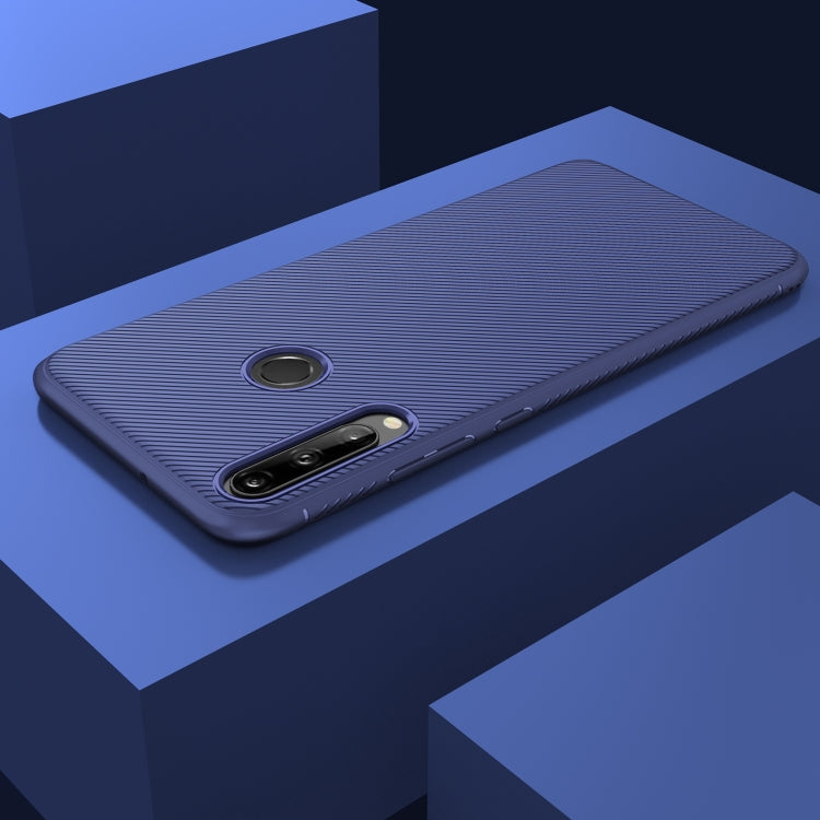 For Huawei P40 Lite E Lenuo Leshen Series Stripe Texture TPU Case