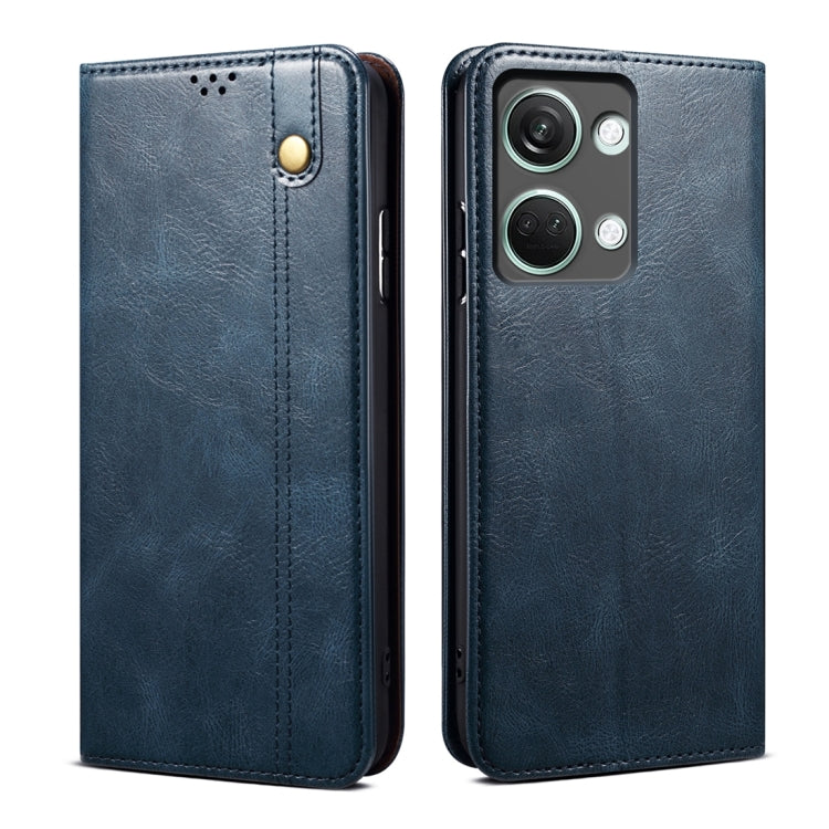 For OnePlus Ace 2V / Nord 3 Oil Wax Crazy Horse Texture Leather Phone Case